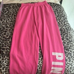 PINK Victoria's Secret Pink Pajama Bottoms Soft and Eye-Catching